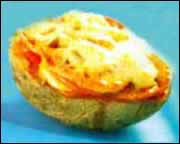 Pizza Topped Jacket Potatoes