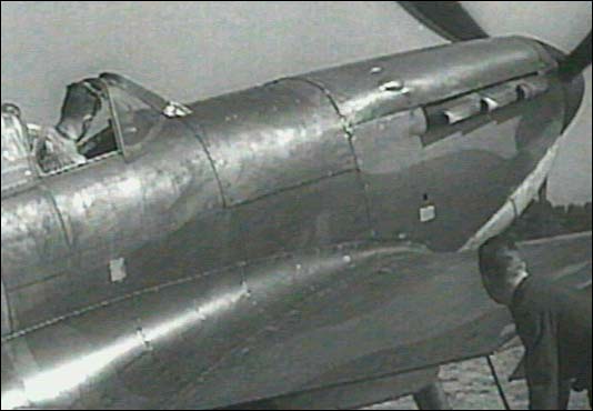Closeup of a Spitfire